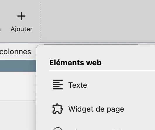 添加组件小工具