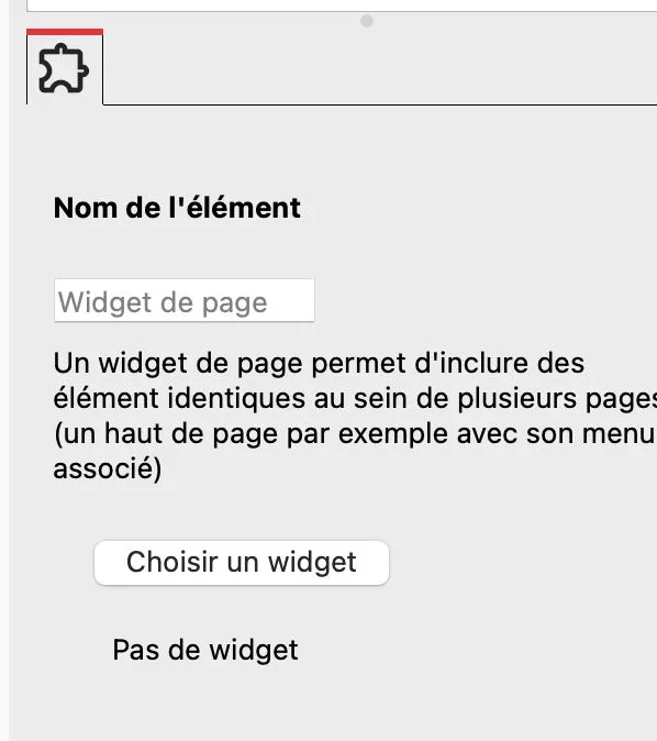 将小部件链接到comp小部件