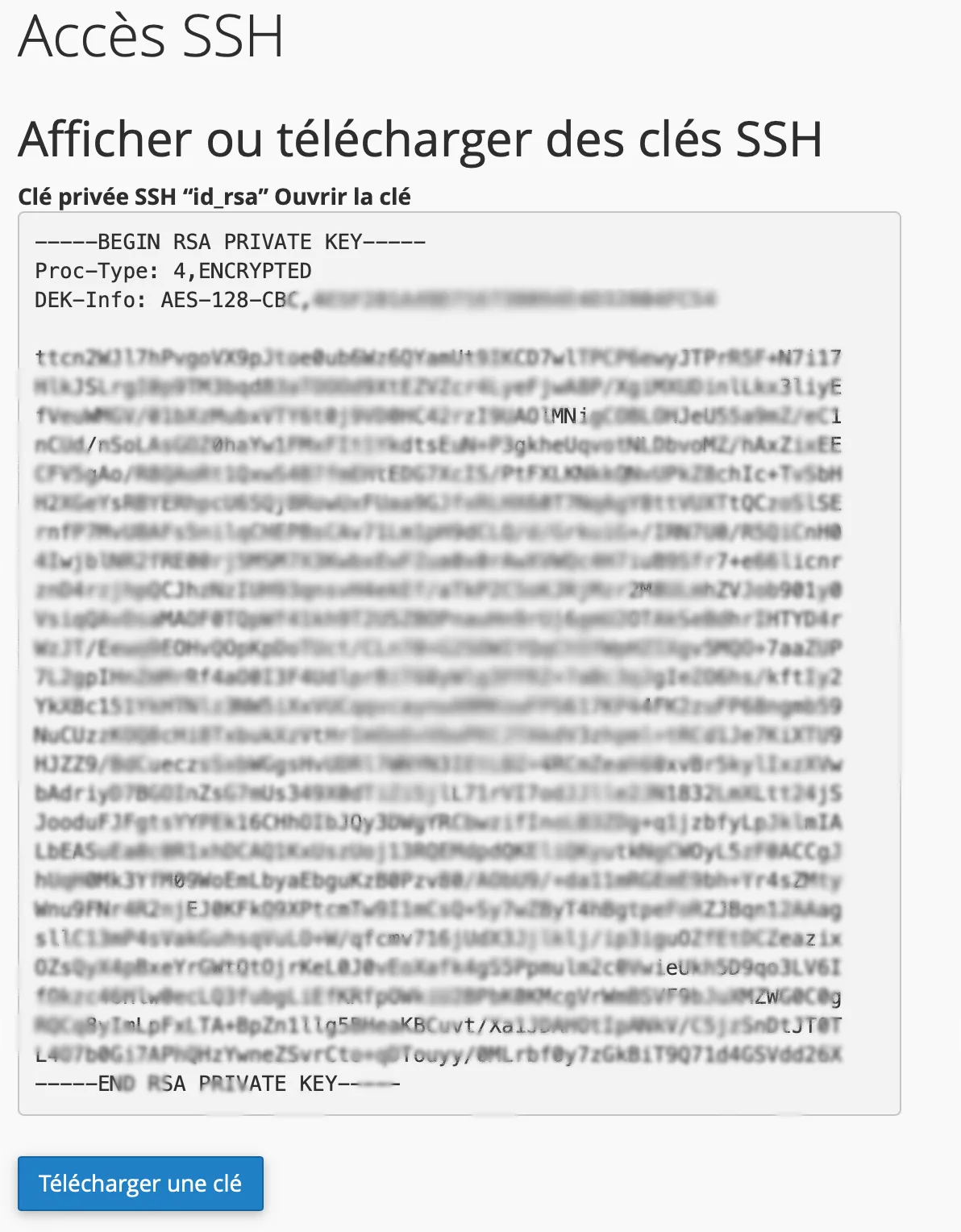 8 descargar clave privada