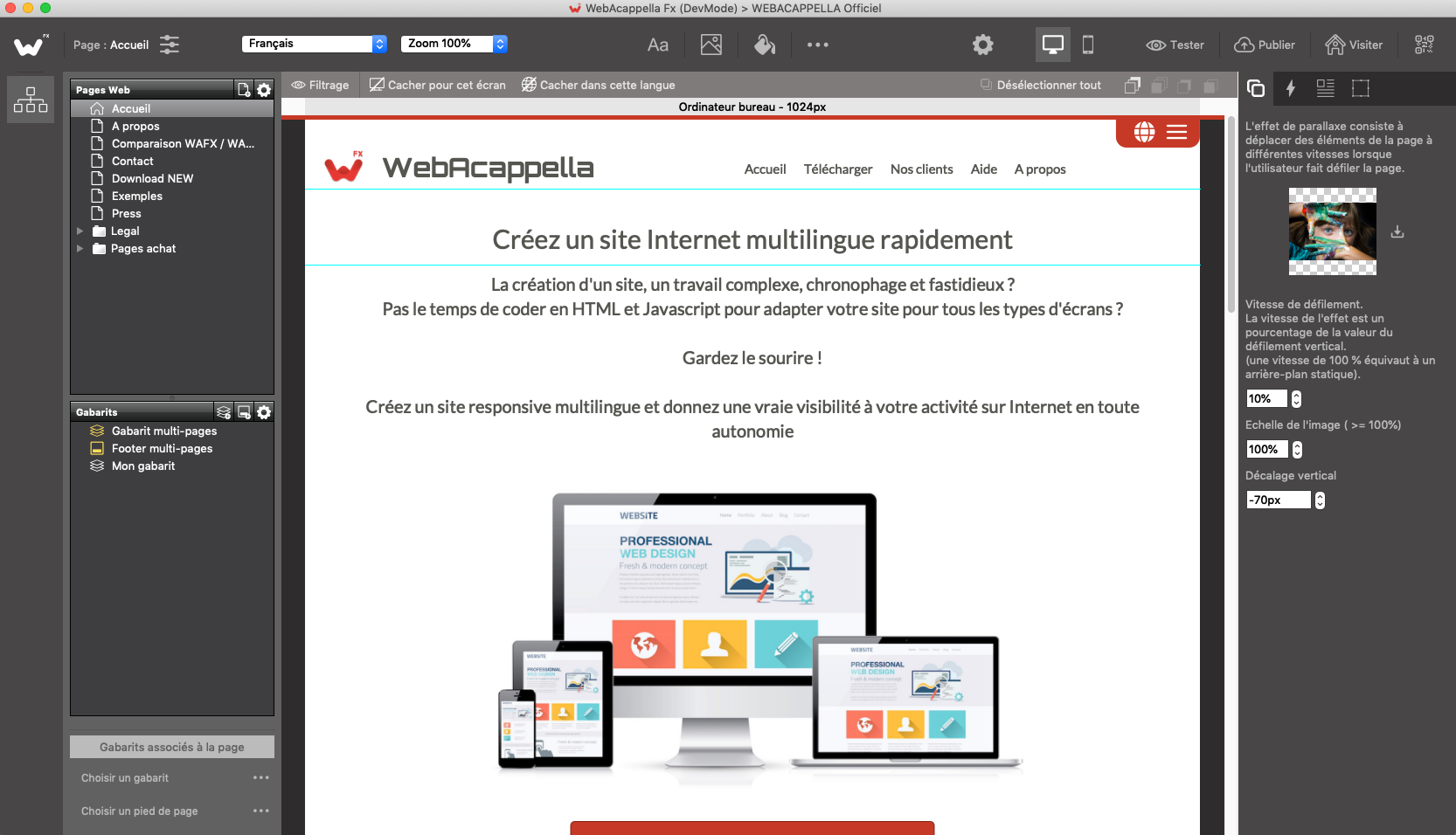 WebAcappella Fx