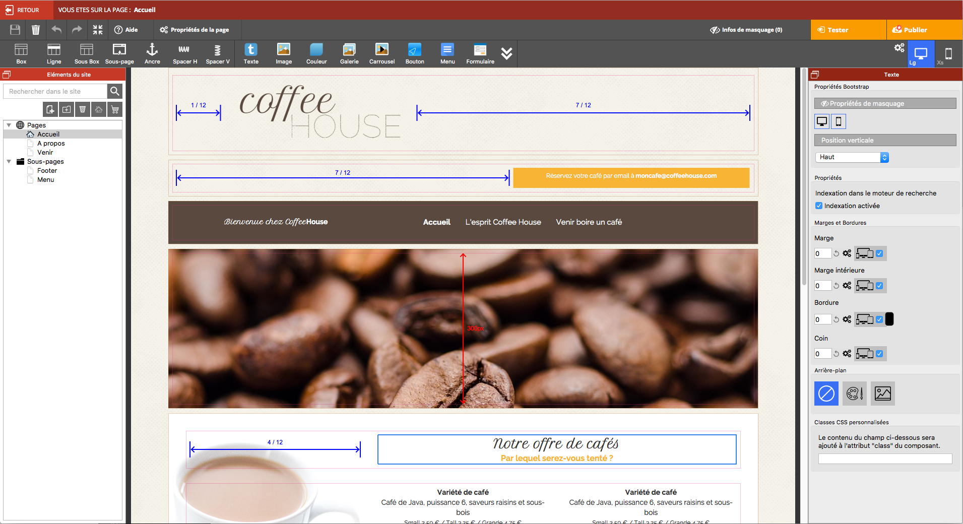 WebAcappella Grid